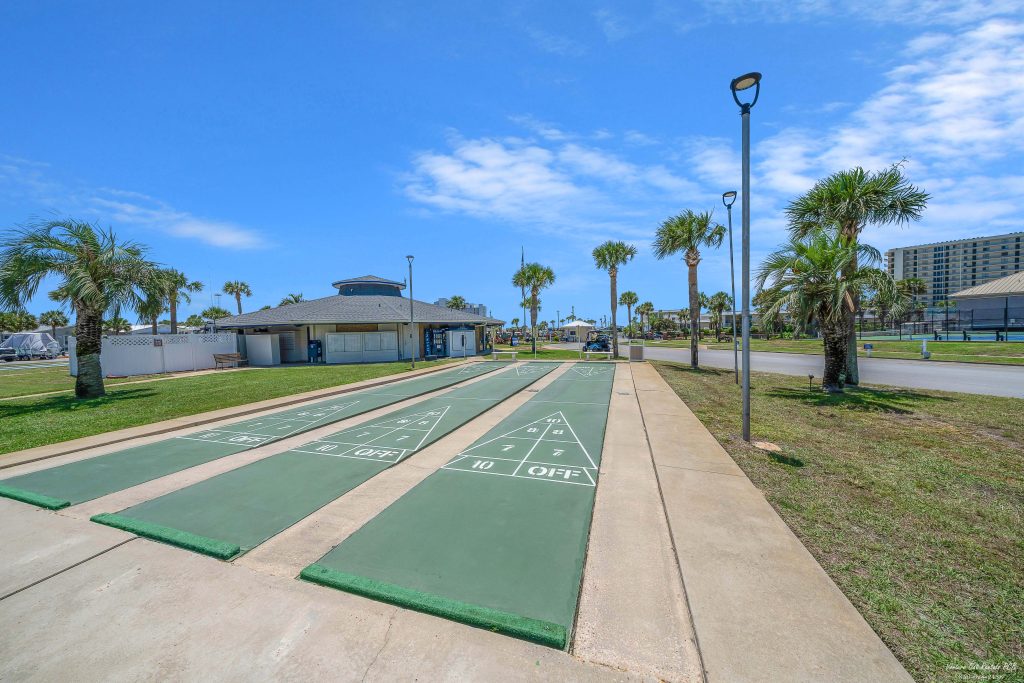 Shuffle Board Courts at Venture Out PCB
