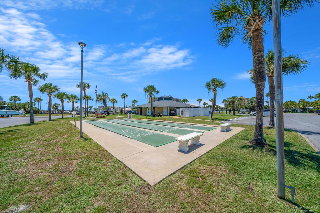 Shuffle Board Courts at Venture Out Panama City Beach